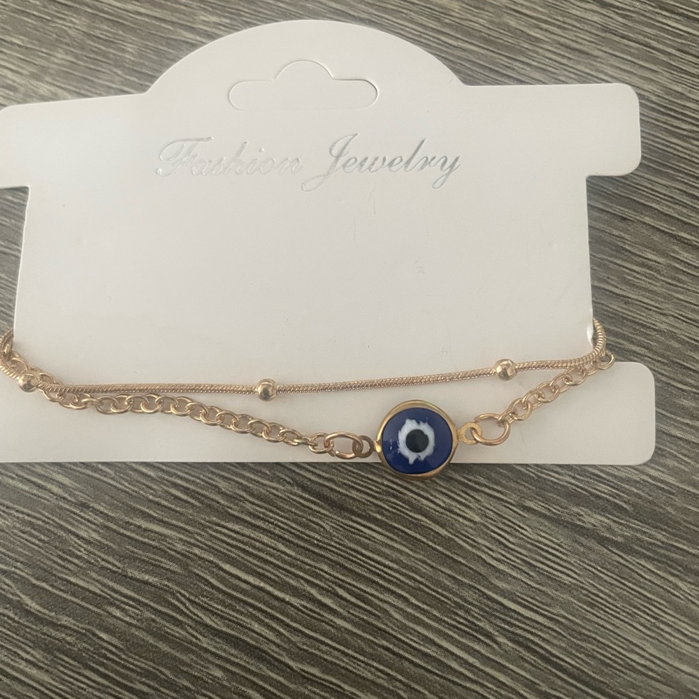 Gold Evil Eye Bracelet